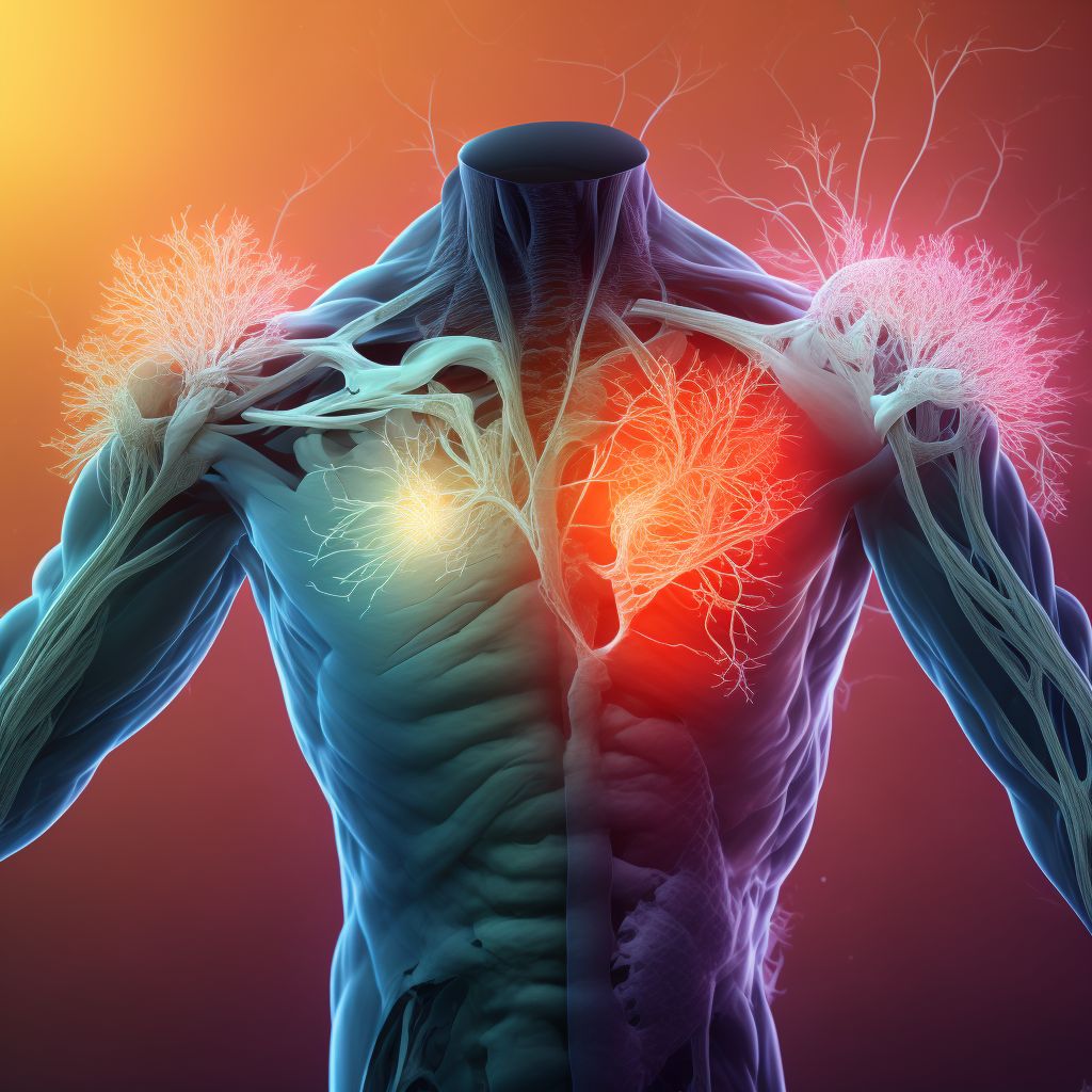 Unspecified injury of other specified blood vessels at shoulder and upper arm level, unspecified arm, subsequent encounter digital illustration