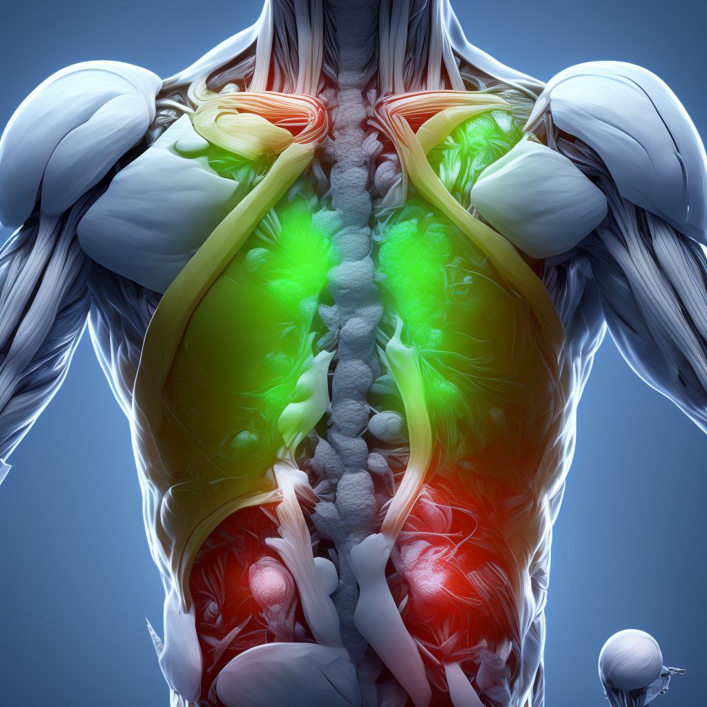 Other injury of other muscles, fascia and tendons at shoulder and upper arm level, left arm, subsequent encounter digital illustration