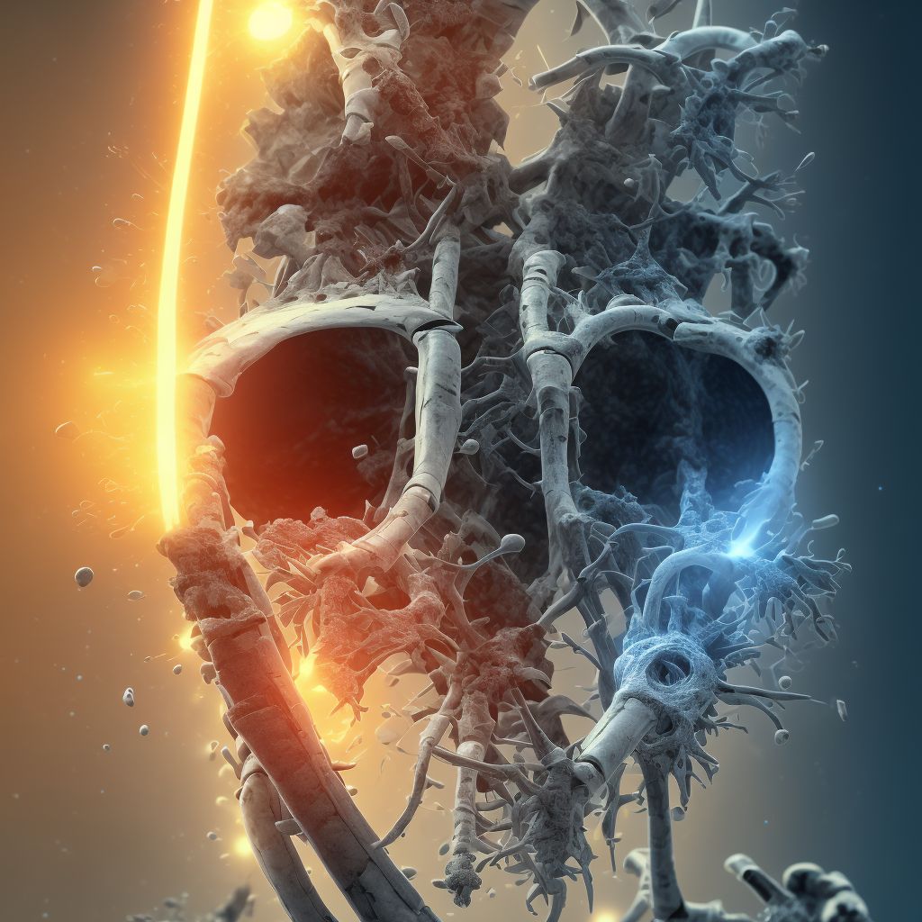 Salter-Harris Type II physeal fracture of upper end of humerus, right arm, initial encounter for closed fracture digital illustration