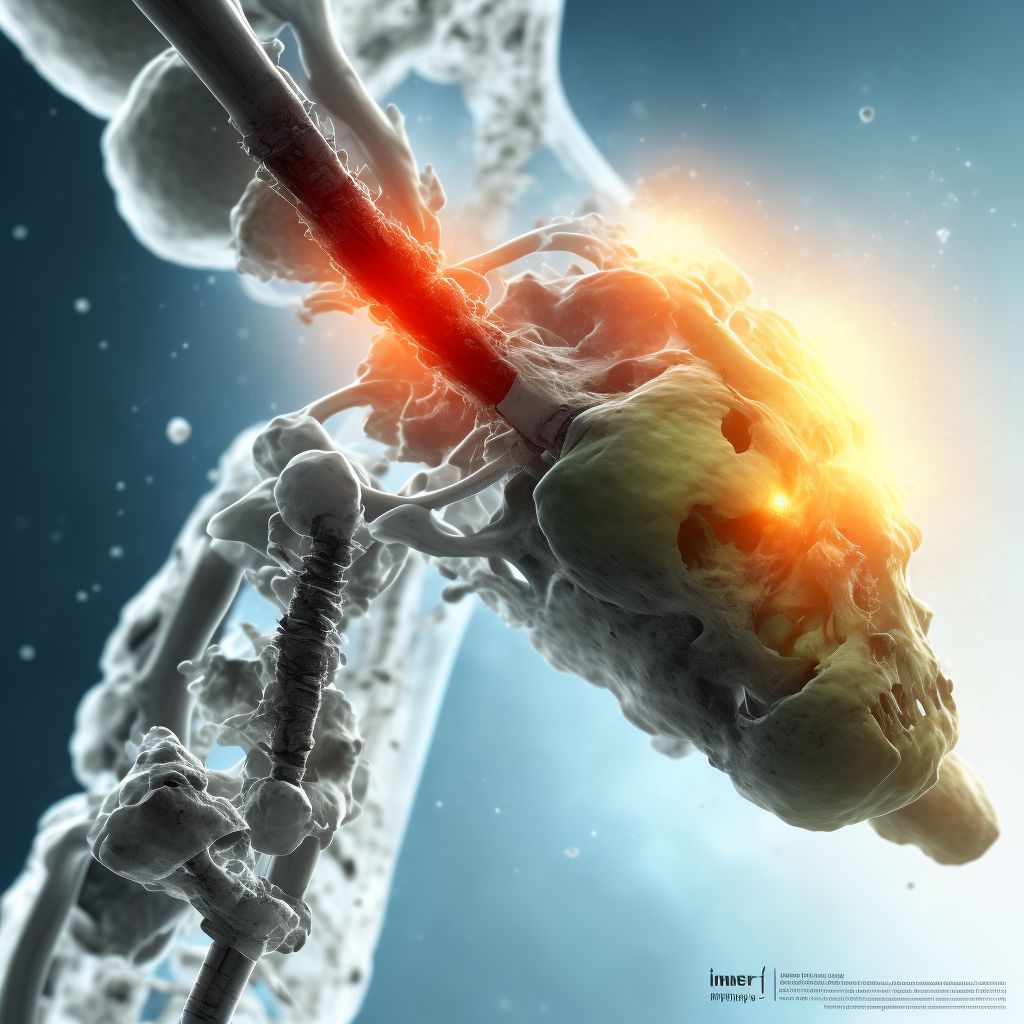 Other physeal fracture of upper end of humerus, unspecified arm, subsequent encounter for fracture with nonunion digital illustration