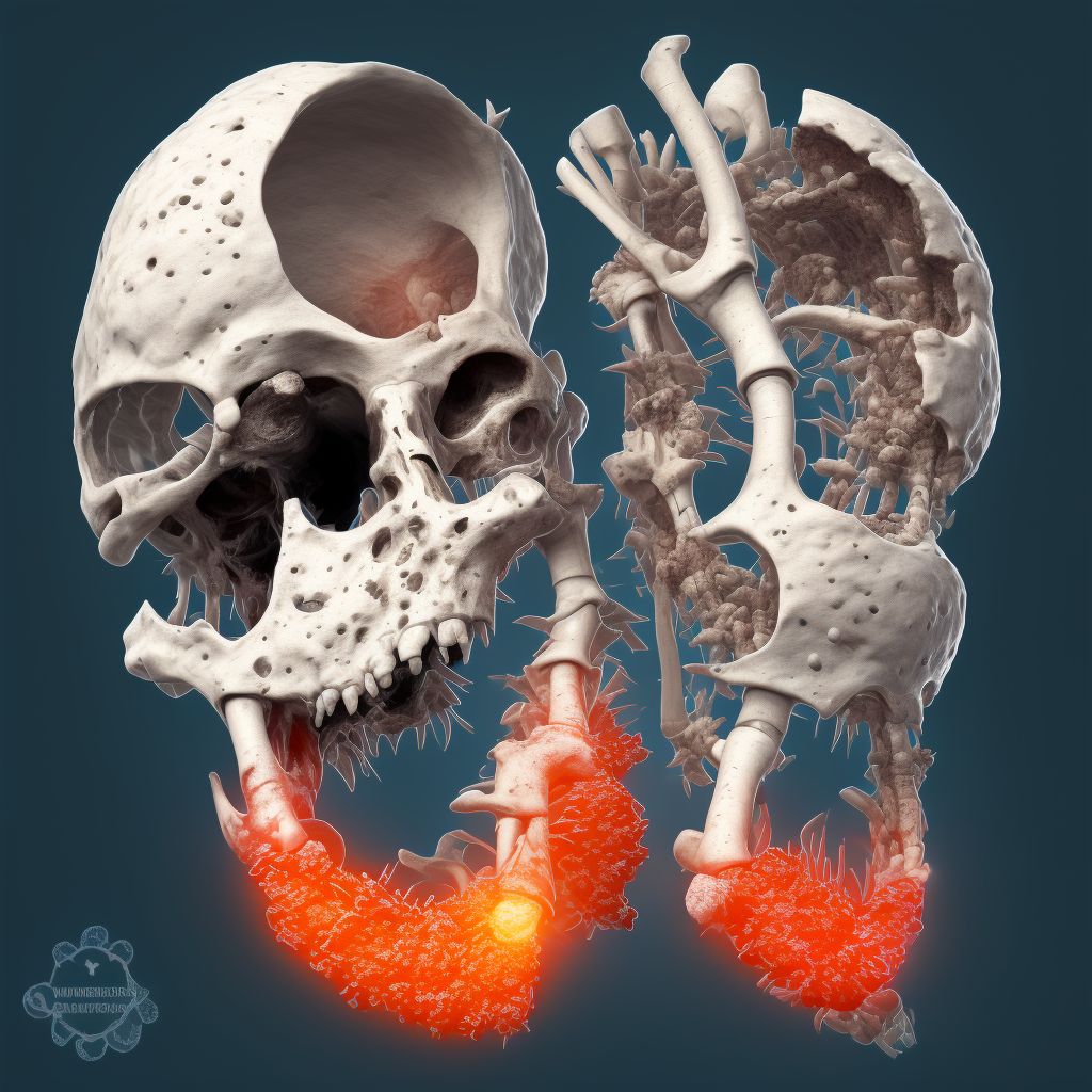 Unspecified physeal fracture of lower end of humerus, unspecified arm, initial encounter for closed fracture digital illustration