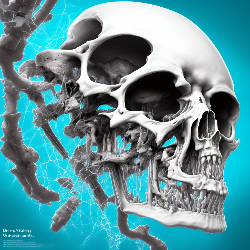 Unspecified physeal fracture of lower end of humerus, unspecified arm, subsequent encounter for fracture with malunion digital illustration