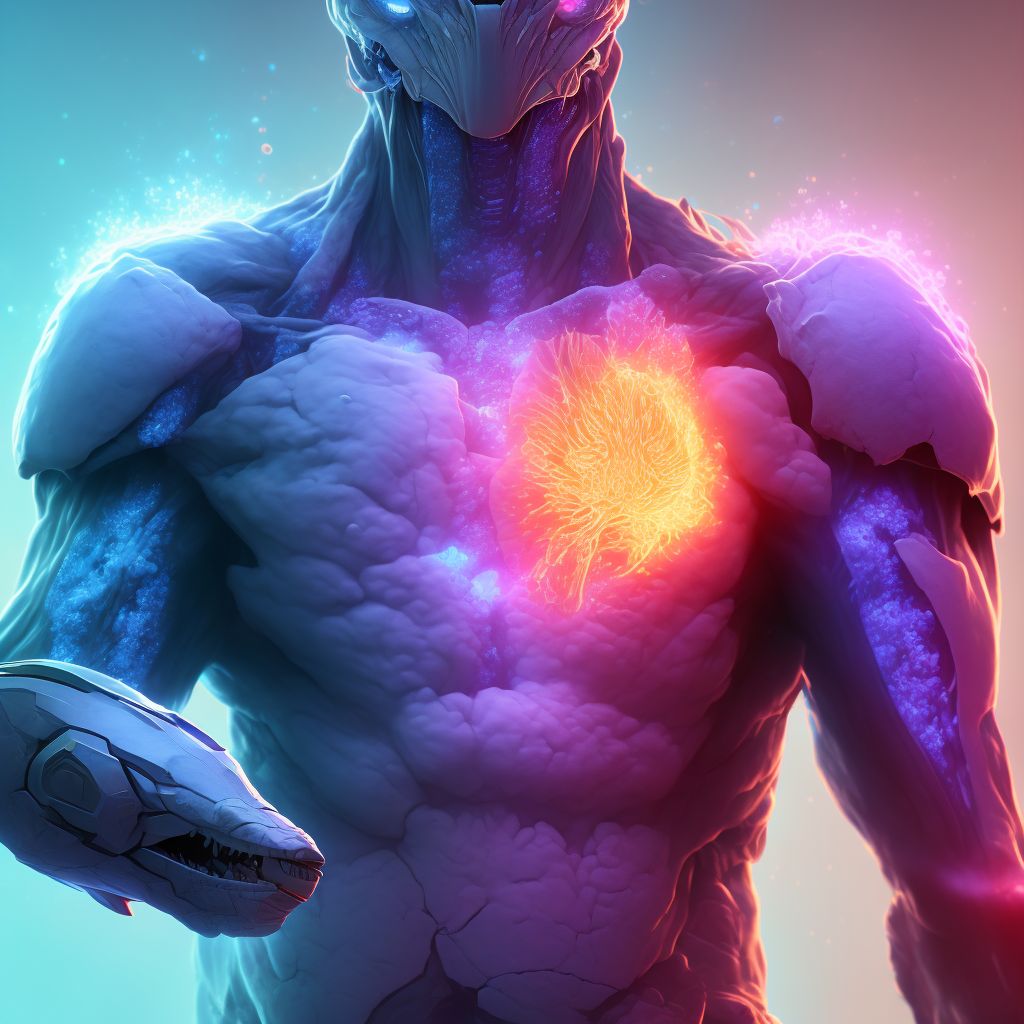Blister (nonthermal) of right elbow, initial encounter digital illustration