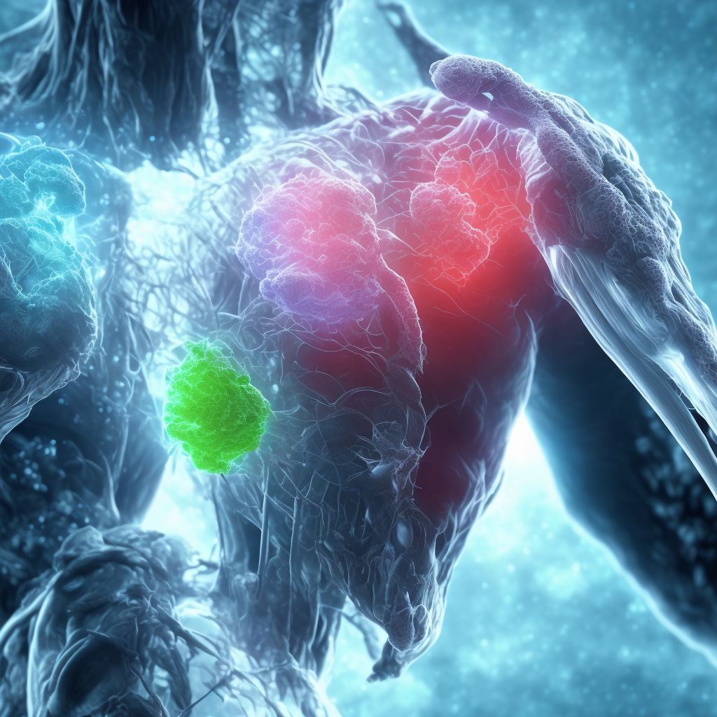Blister (nonthermal) of left elbow, initial encounter digital illustration