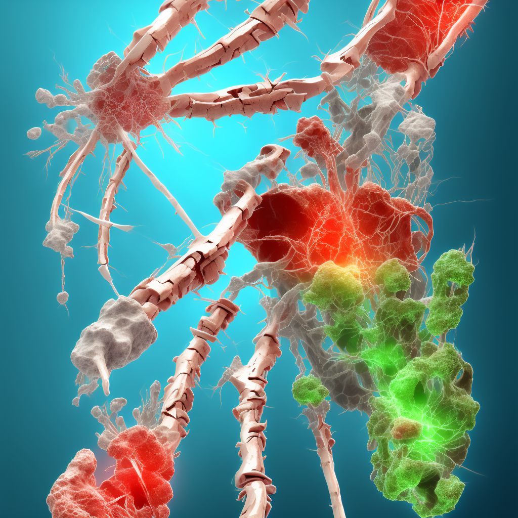 Unspecified fracture of upper end of unspecified ulna, initial encounter for closed fracture digital illustration