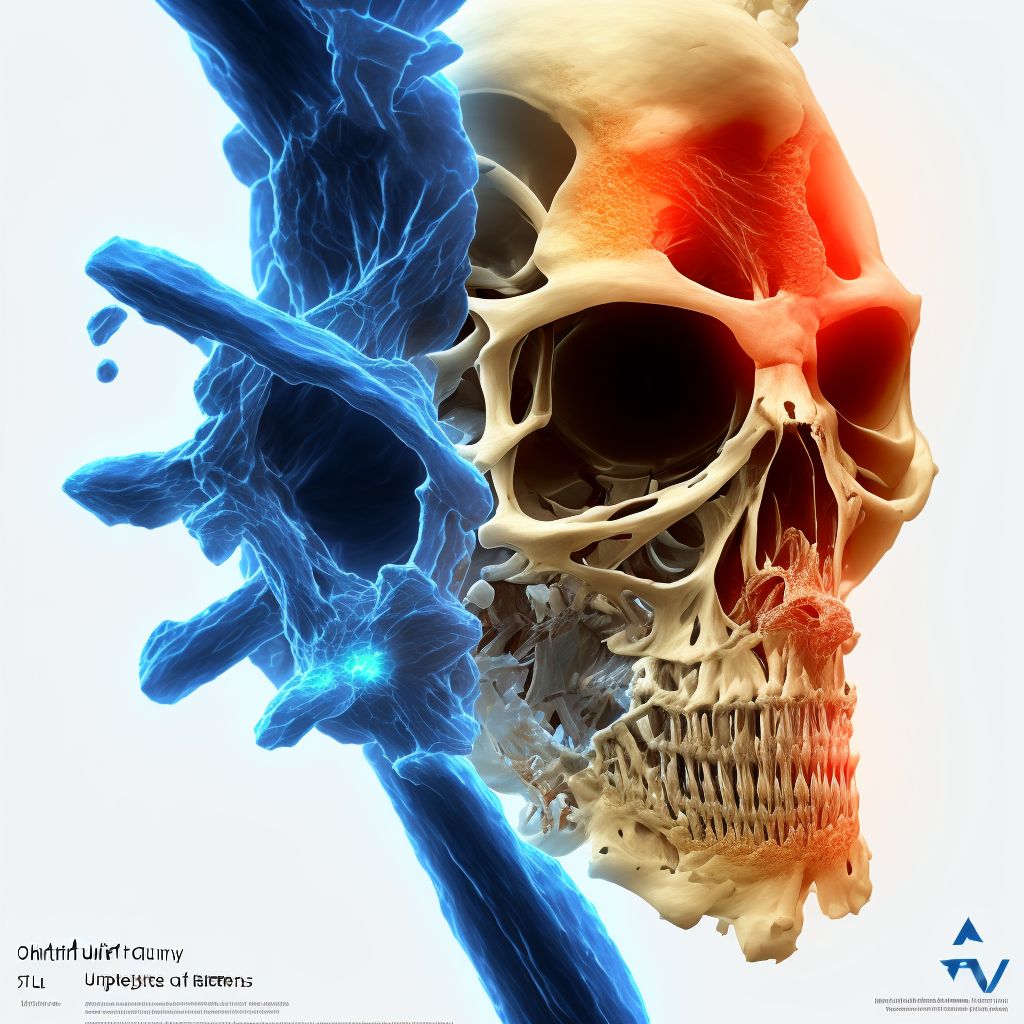 Other fracture of upper end of left ulna, subsequent encounter for closed fracture with delayed healing digital illustration