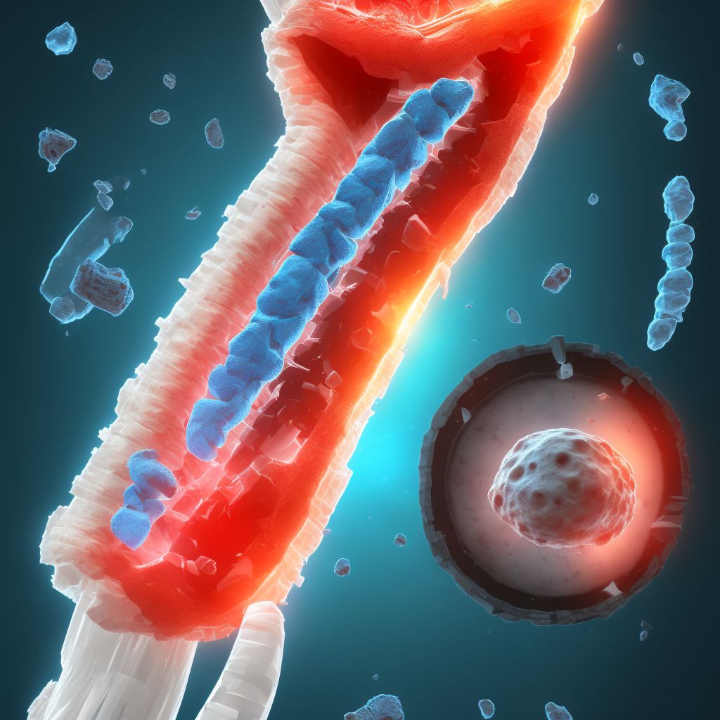 Other fracture of upper end of unspecified ulna, subsequent encounter for closed fracture with routine healing digital illustration