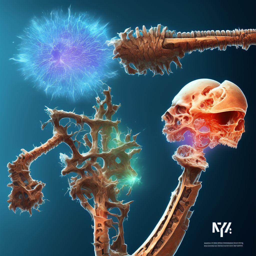 Displaced transverse fracture of shaft of left ulna, initial encounter for closed fracture digital illustration