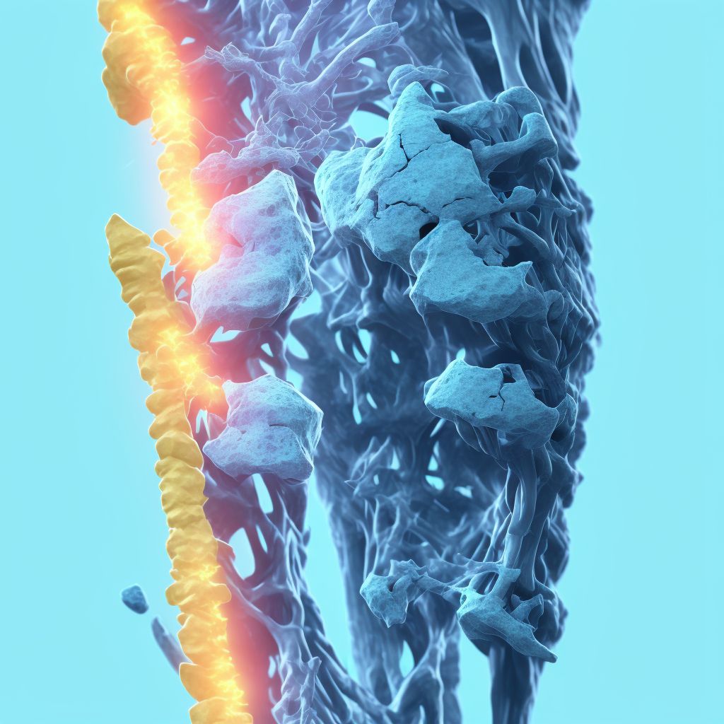 Nondisplaced transverse fracture of shaft of left ulna, subsequent encounter for closed fracture with routine healing digital illustration