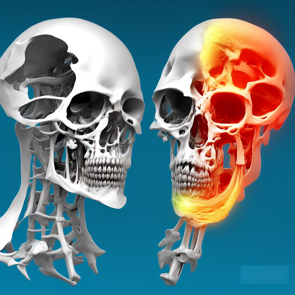 Monteggia's fracture of left ulna, initial encounter for open fracture type I or II digital illustration