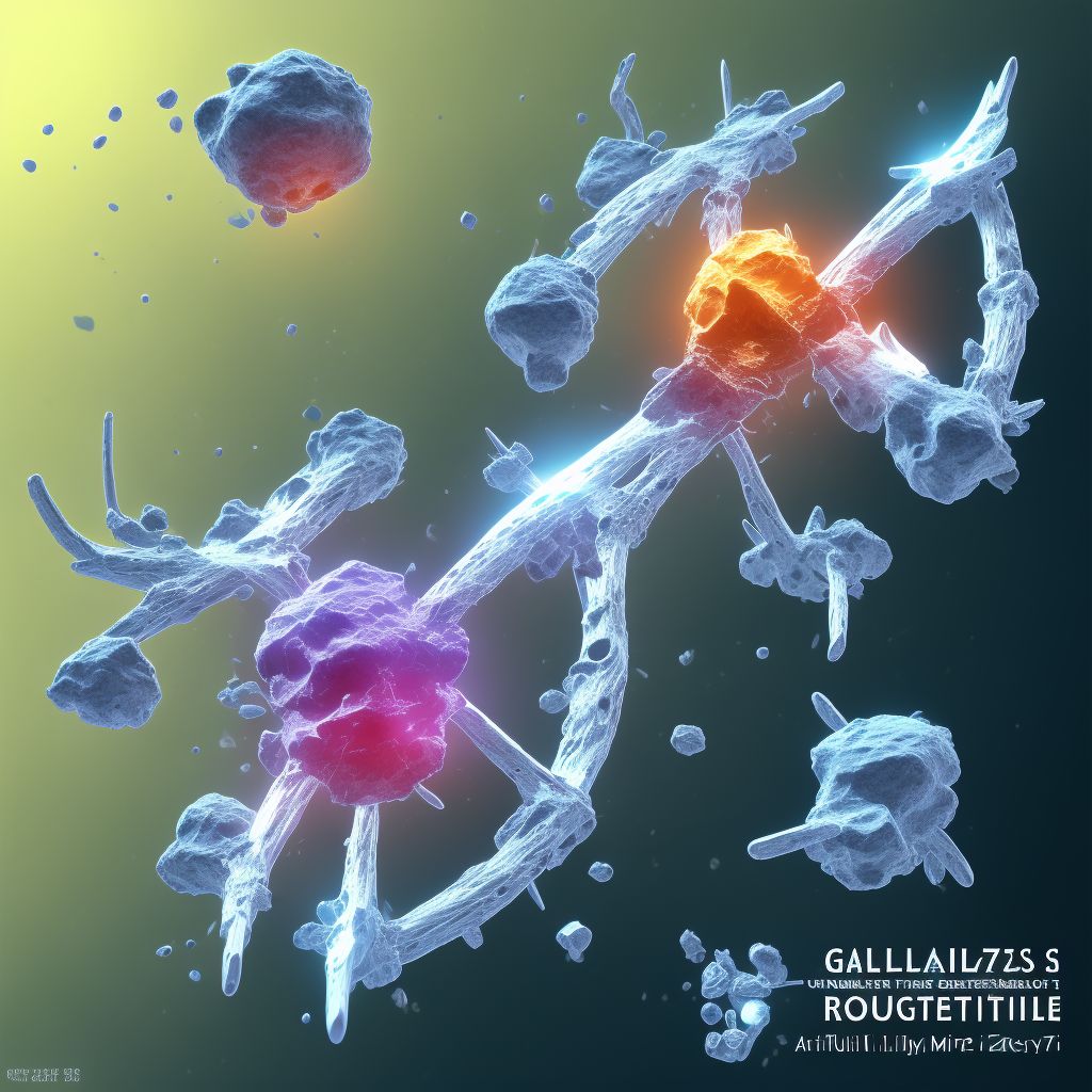 Galeazzi's fracture of right radius, subsequent encounter for open fracture type IIIA, IIIB, or IIIC with malunion digital illustration