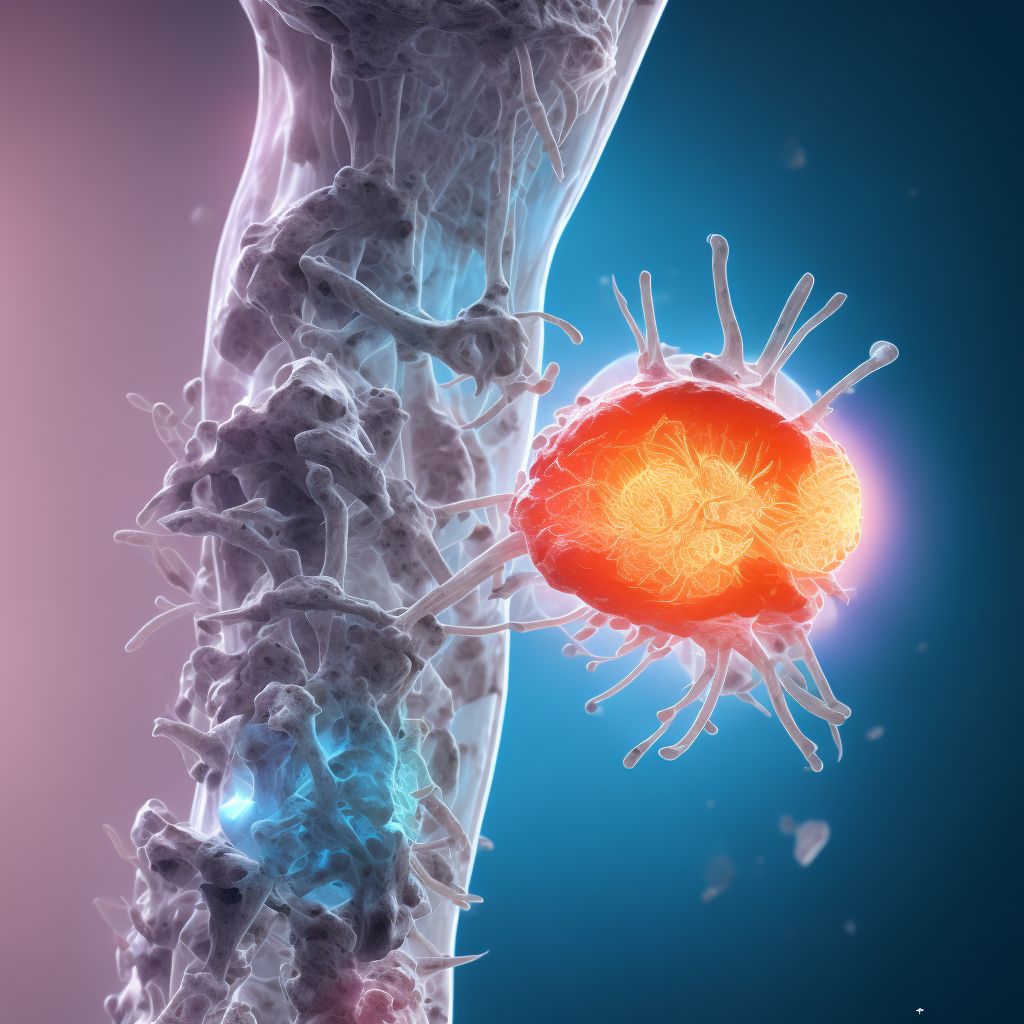 Nondisplaced fracture of right ulna styloid process, sequela digital illustration