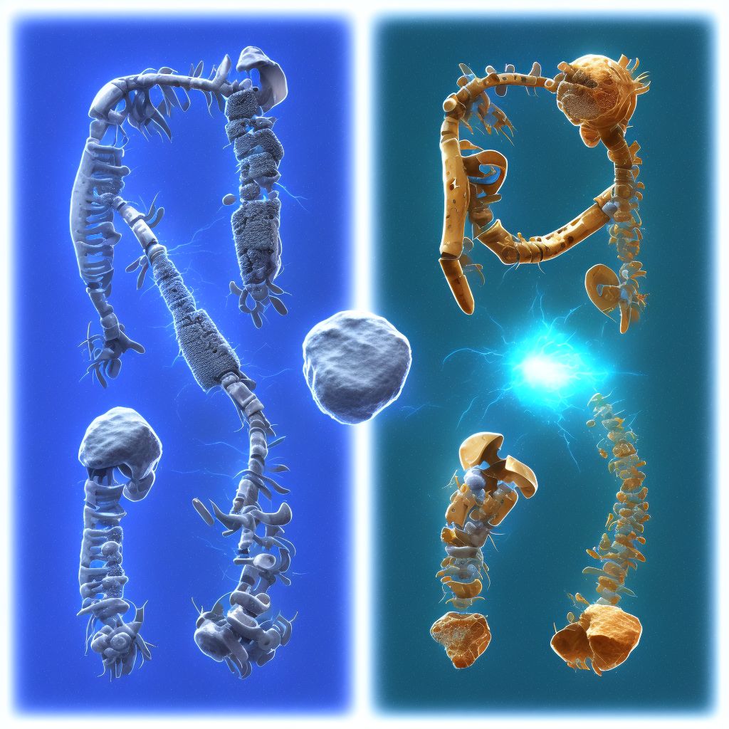 Nondisplaced fracture of left ulna styloid process, initial encounter for open fracture type I or II digital illustration