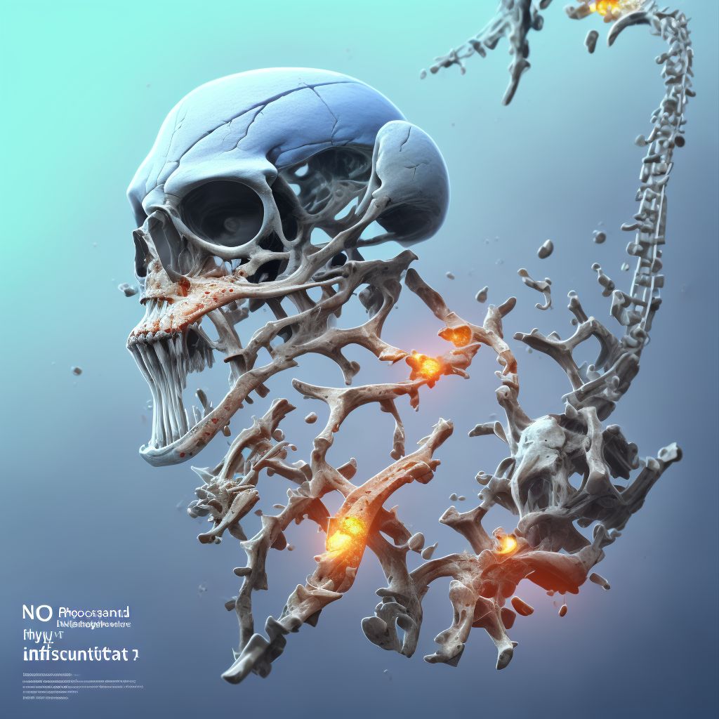 Nondisplaced fracture of left ulna styloid process, subsequent encounter for open fracture type IIIA, IIIB, or IIIC with routine healing digital illustration