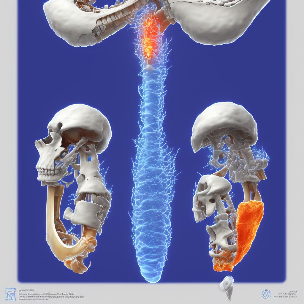 Nondisplaced fracture of left ulna styloid process, subsequent encounter for open fracture type IIIA, IIIB, or IIIC with nonunion digital illustration