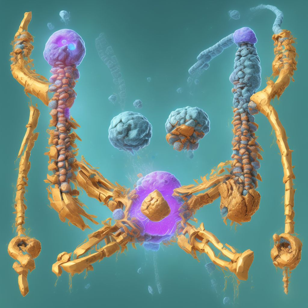 Torus fracture of lower end of left ulna, initial encounter for closed fracture digital illustration