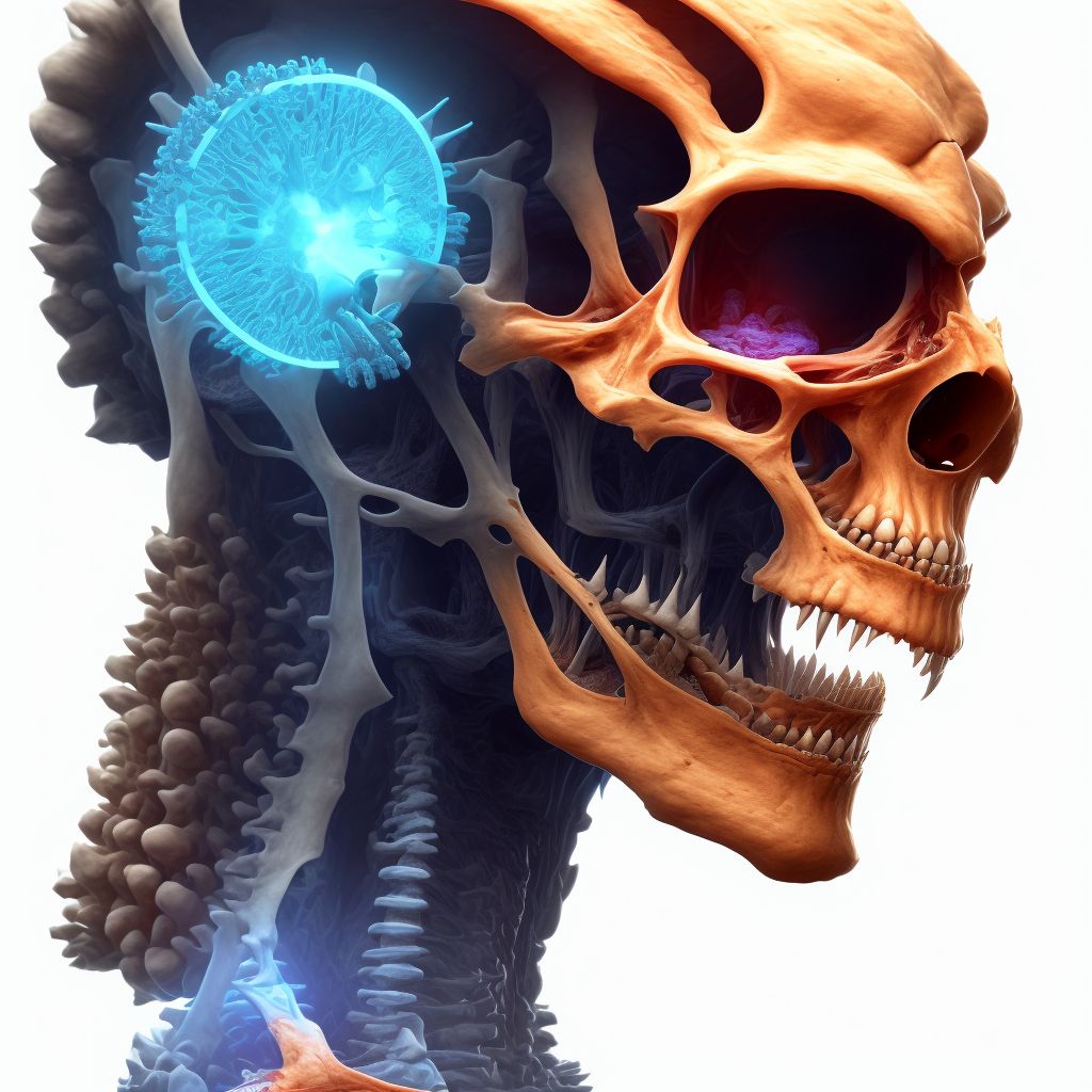 Lateral subluxation of unspecified ulnohumeral joint, subsequent encounter digital illustration