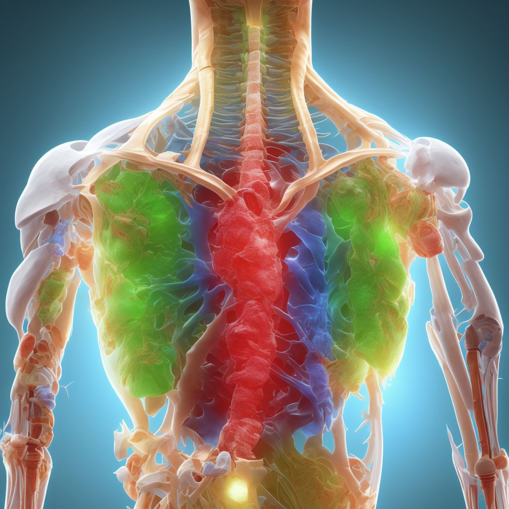 Other dislocation of left ulnohumeral joint, sequela digital illustration