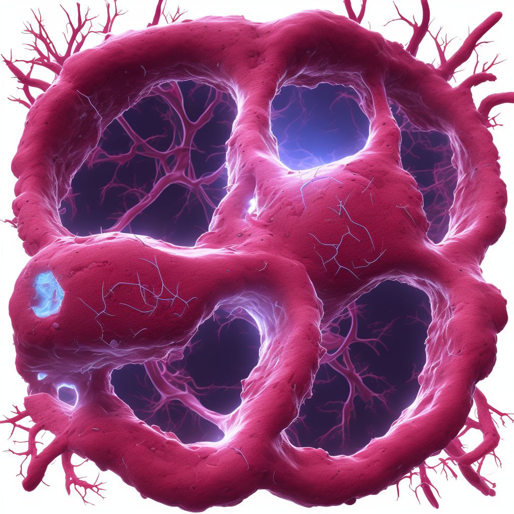 Laceration of other blood vessels at forearm level, unspecified arm, initial encounter digital illustration