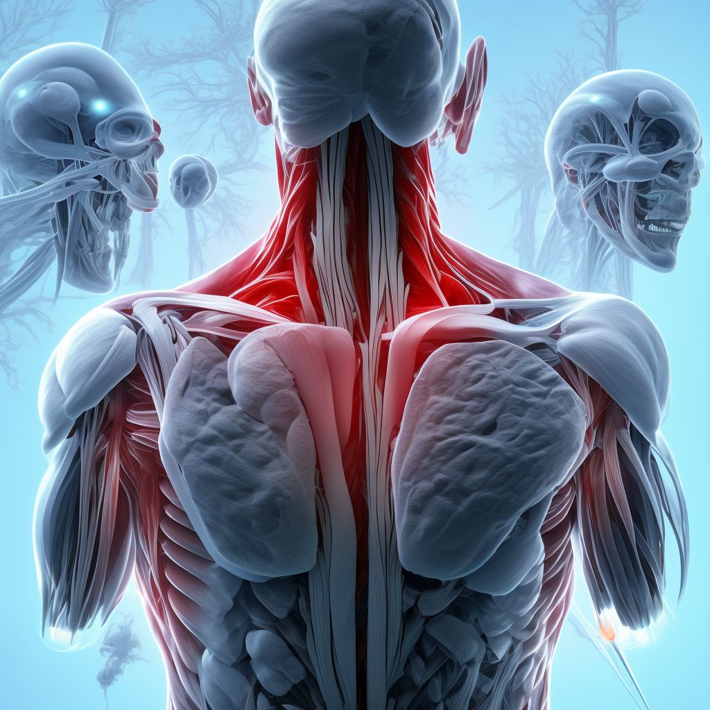 Strain of unspecified muscles, fascia and tendons at forearm level, unspecified arm, initial encounter digital illustration