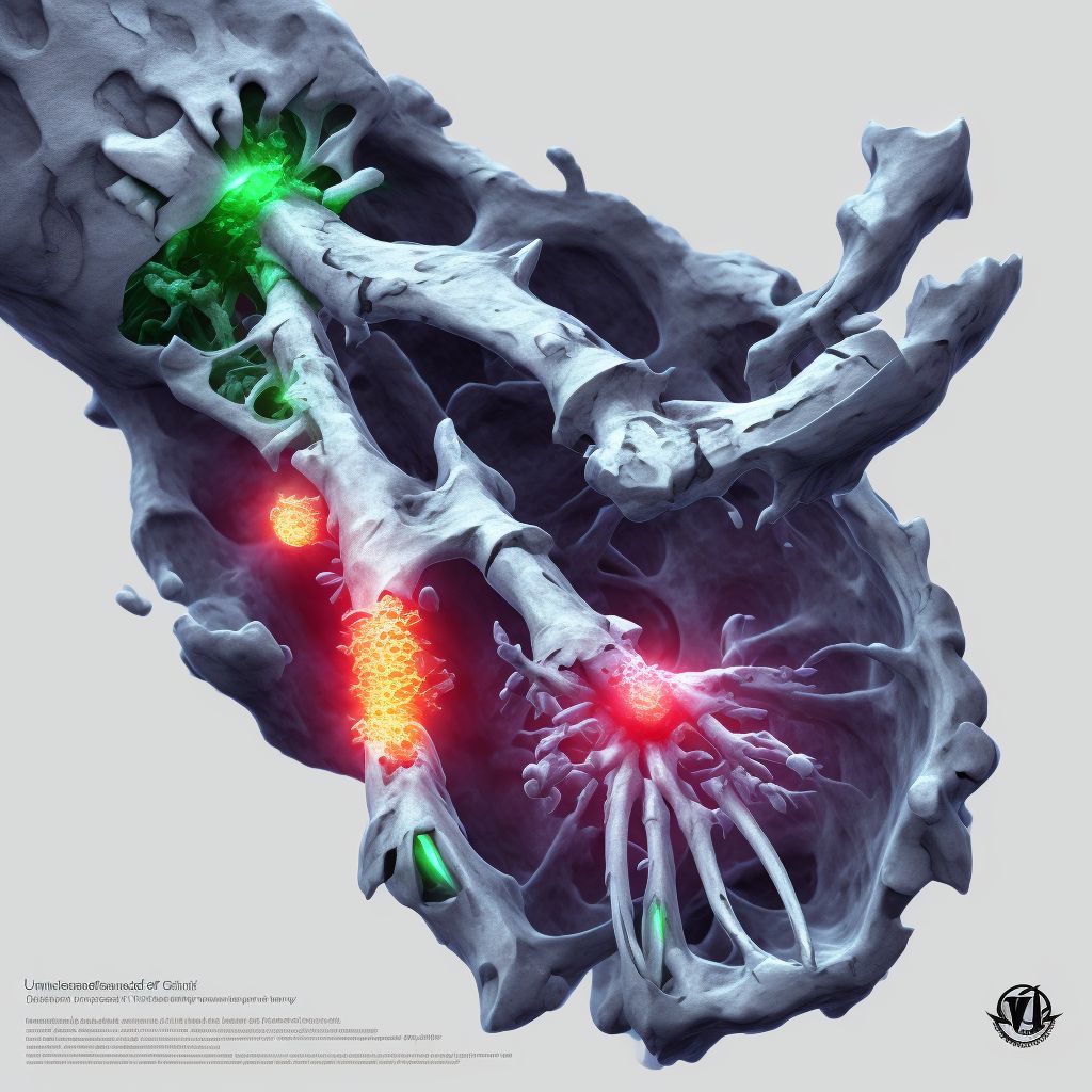 Unspecified fracture of third metacarpal bone, right hand, initial encounter for closed fracture digital illustration