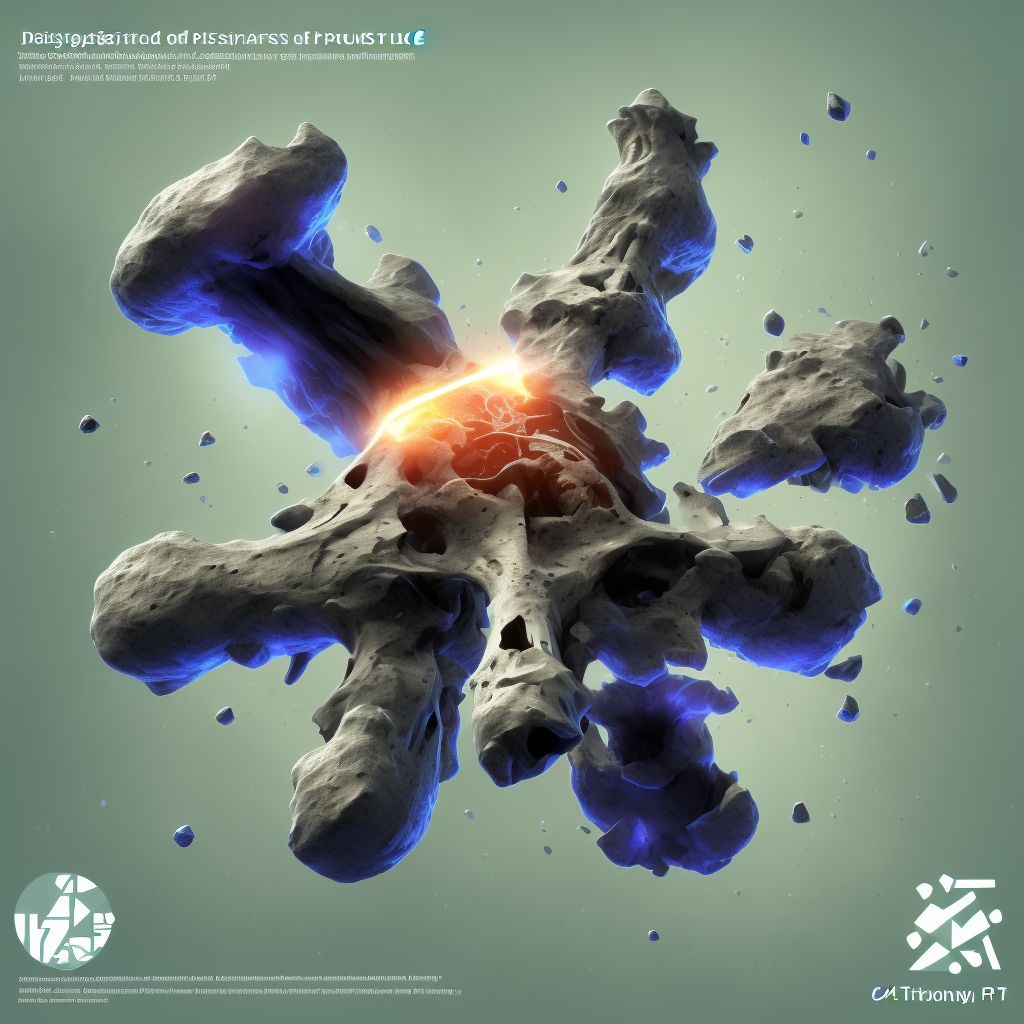 Displaced fracture of shaft of second metacarpal bone, right hand, subsequent encounter for fracture with routine healing digital illustration