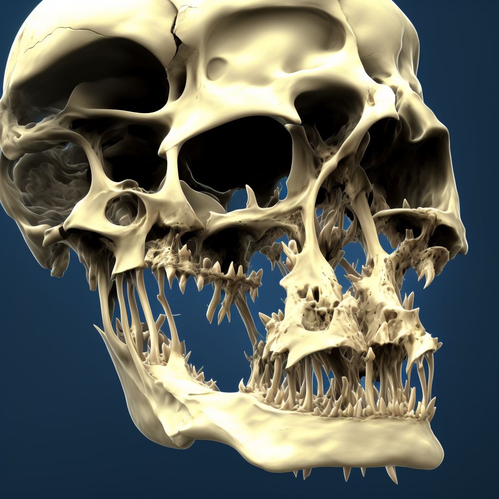 Displaced fracture of neck of unspecified metacarpal bone, initial encounter for closed fracture digital illustration