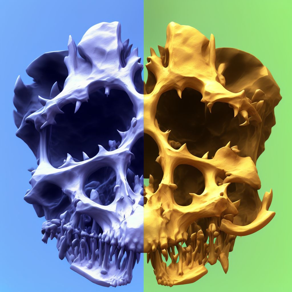 Nondisplaced fracture of neck of fifth metacarpal bone, right hand, initial encounter for closed fracture digital illustration