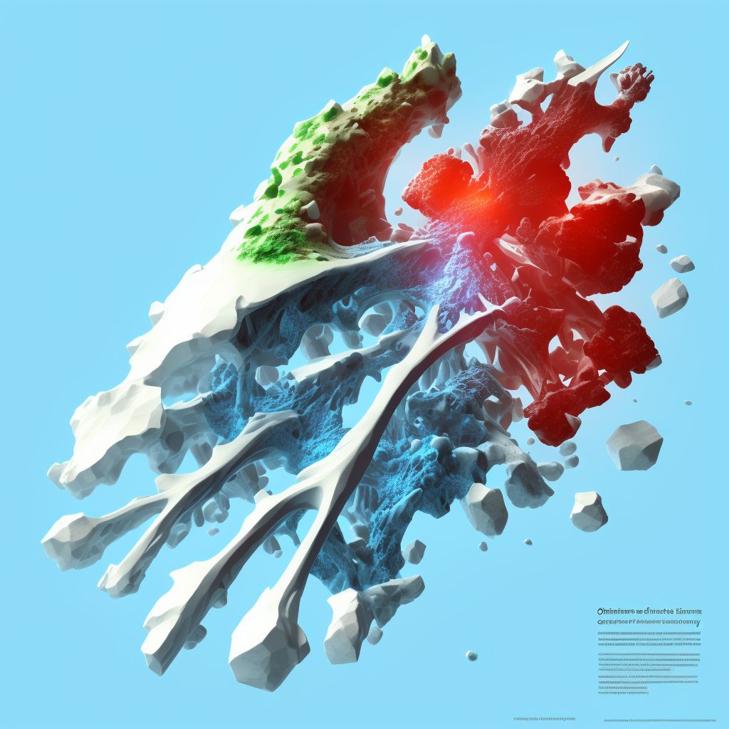 Other fracture of second metacarpal bone, right hand, initial encounter for closed fracture digital illustration