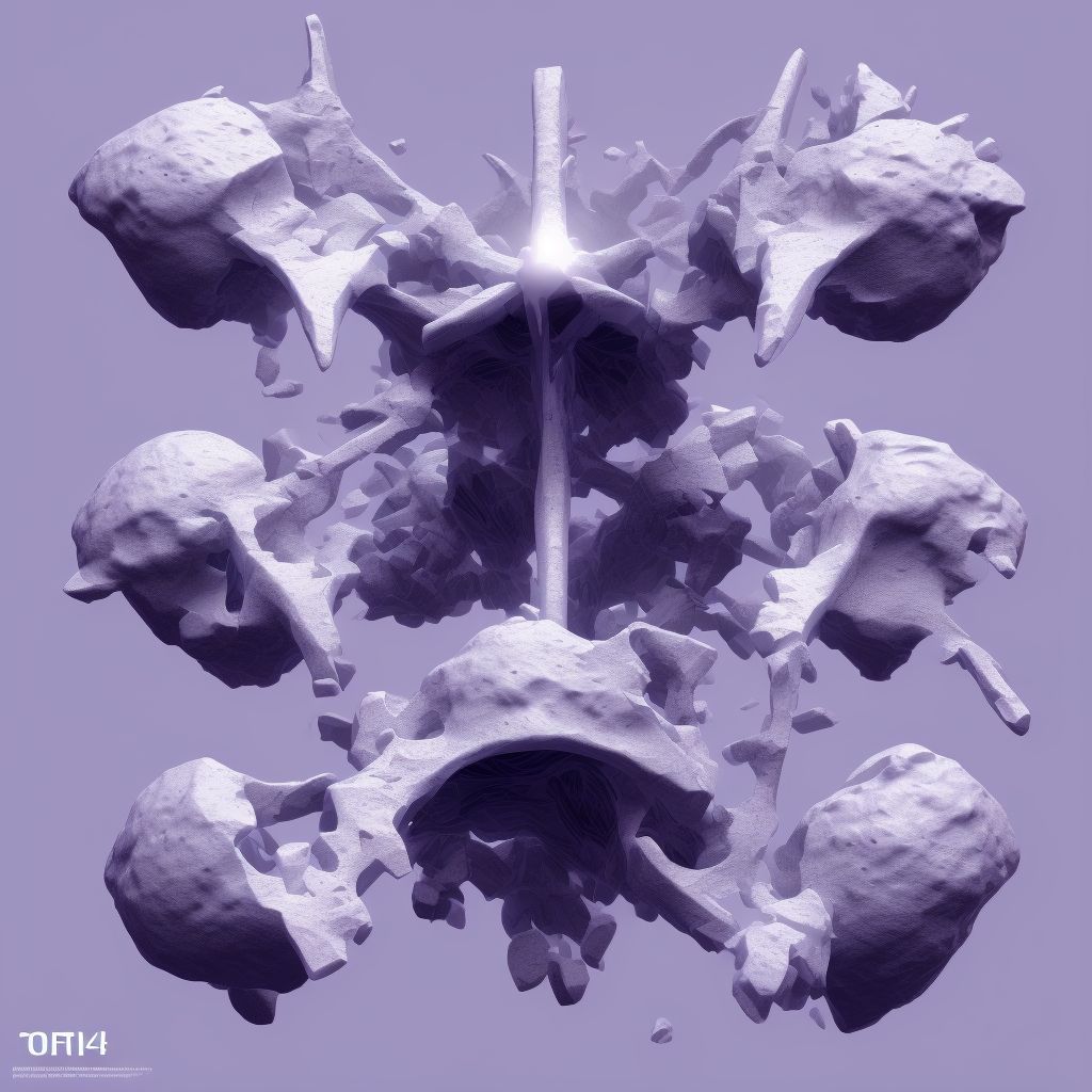 Other fracture of second metacarpal bone, left hand, initial encounter for open fracture digital illustration