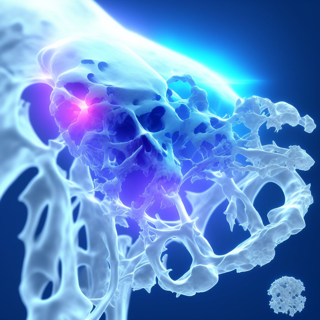 Other fracture of third metacarpal bone, left hand, initial encounter for open fracture digital illustration