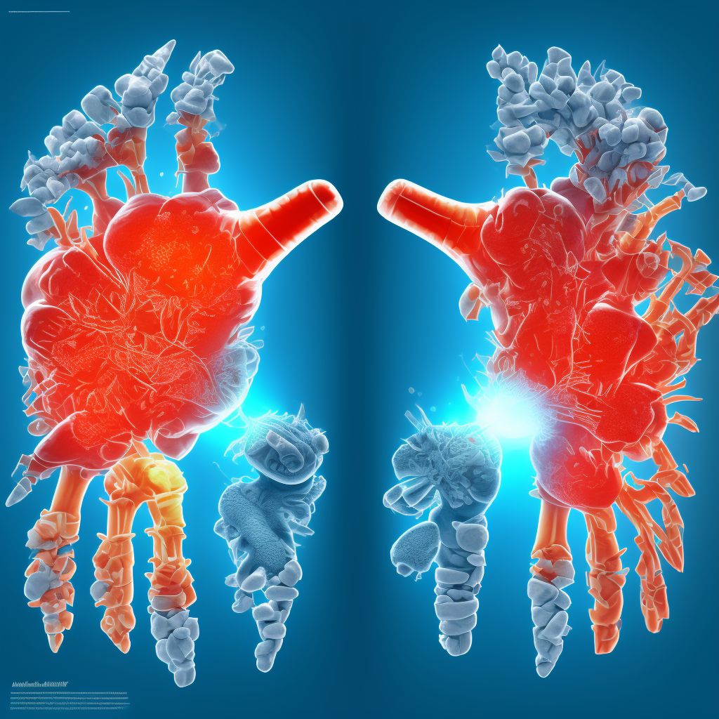 Subluxation of midcarpal joint of left wrist, initial encounter digital illustration