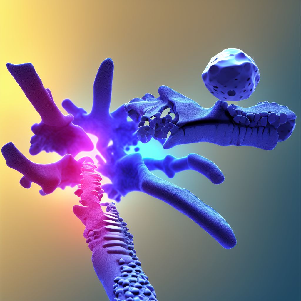 Subluxation of metacarpal (bone), proximal end of left hand, subsequent encounter digital illustration