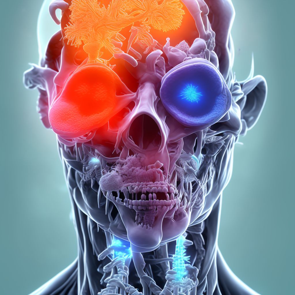 Subluxation of metacarpophalangeal joint of left index finger, initial encounter digital illustration