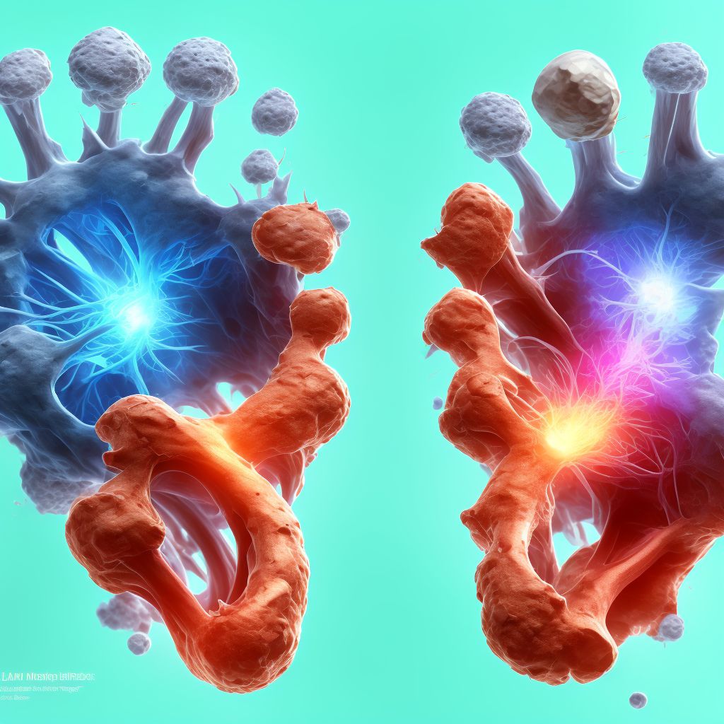 Traumatic rupture of palmar ligament of unspecified finger at metacarpophalangeal and interphalangeal joint, initial encounter digital illustration