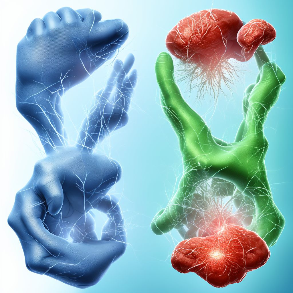 Laceration of extensor muscle, fascia and tendon of unspecified finger at wrist and hand level, initial encounter digital illustration