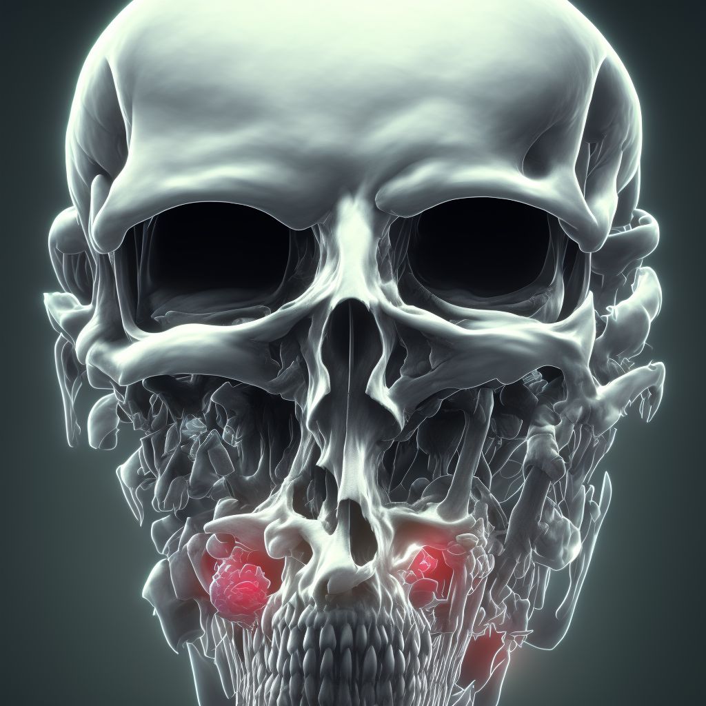 Partial traumatic metacarpophalangeal amputation of left index finger, sequela digital illustration