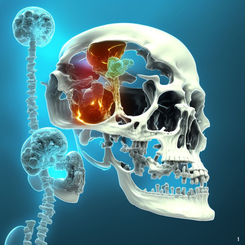 Other fracture of head and neck of left femur, initial encounter for open fracture type IIIA, IIIB, or IIIC digital illustration