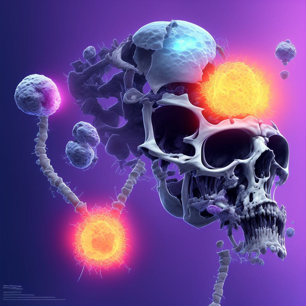 Nondisplaced fracture of lesser trochanter of left femur, subsequent encounter for open fracture type I or II with routine healing digital illustration