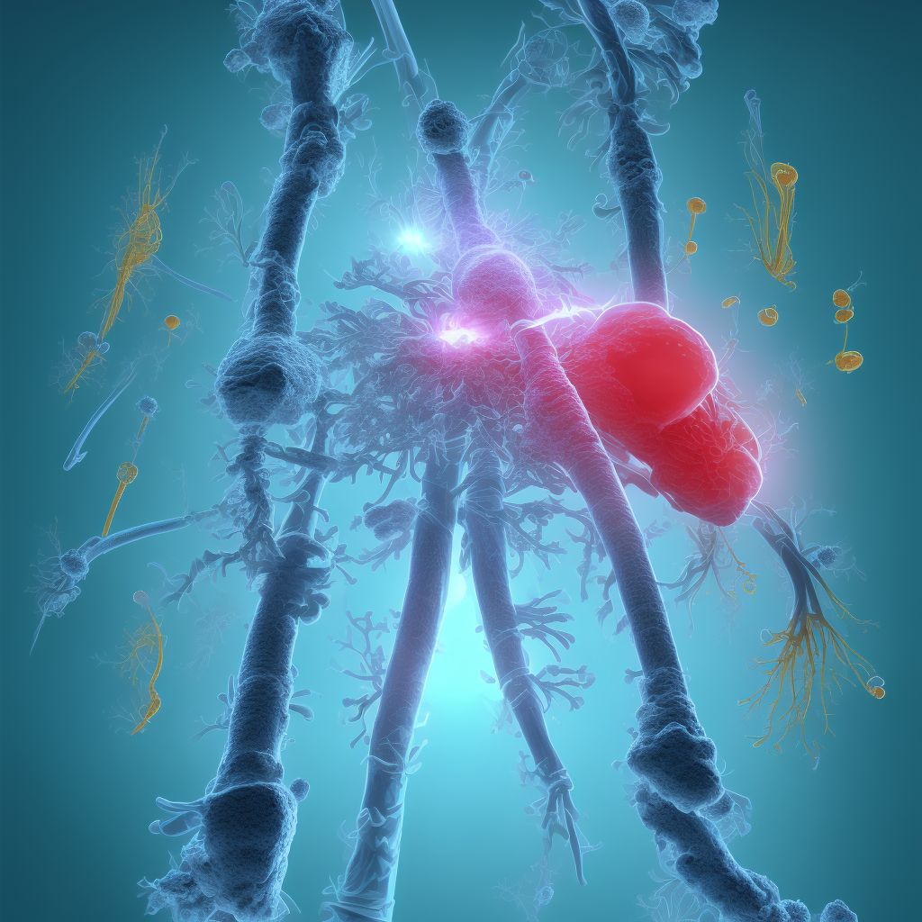 Injury of other nerves at hip and thigh level, unspecified leg, subsequent encounter digital illustration