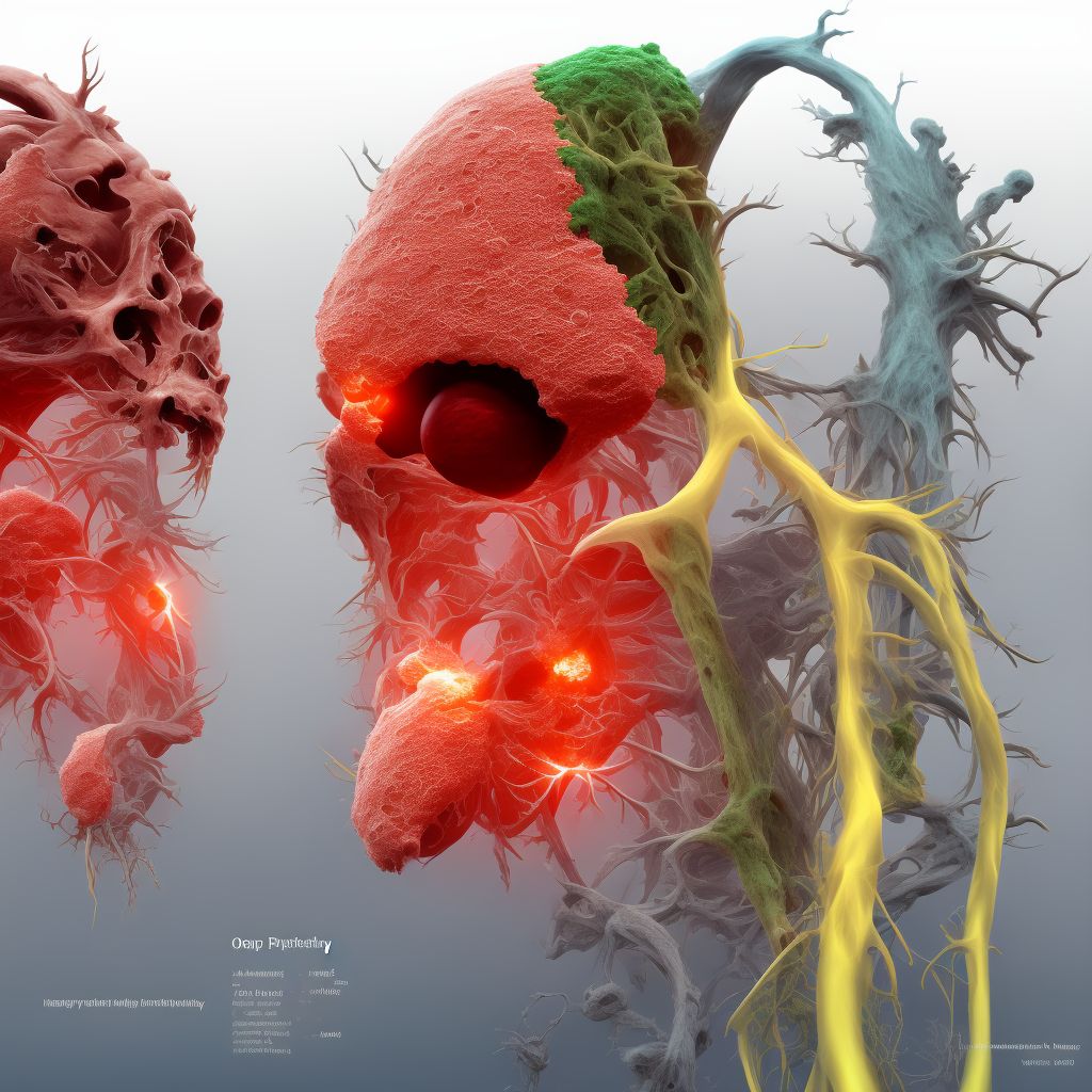 Other specified injury of other blood vessels at hip and thigh level, right leg, initial encounter digital illustration