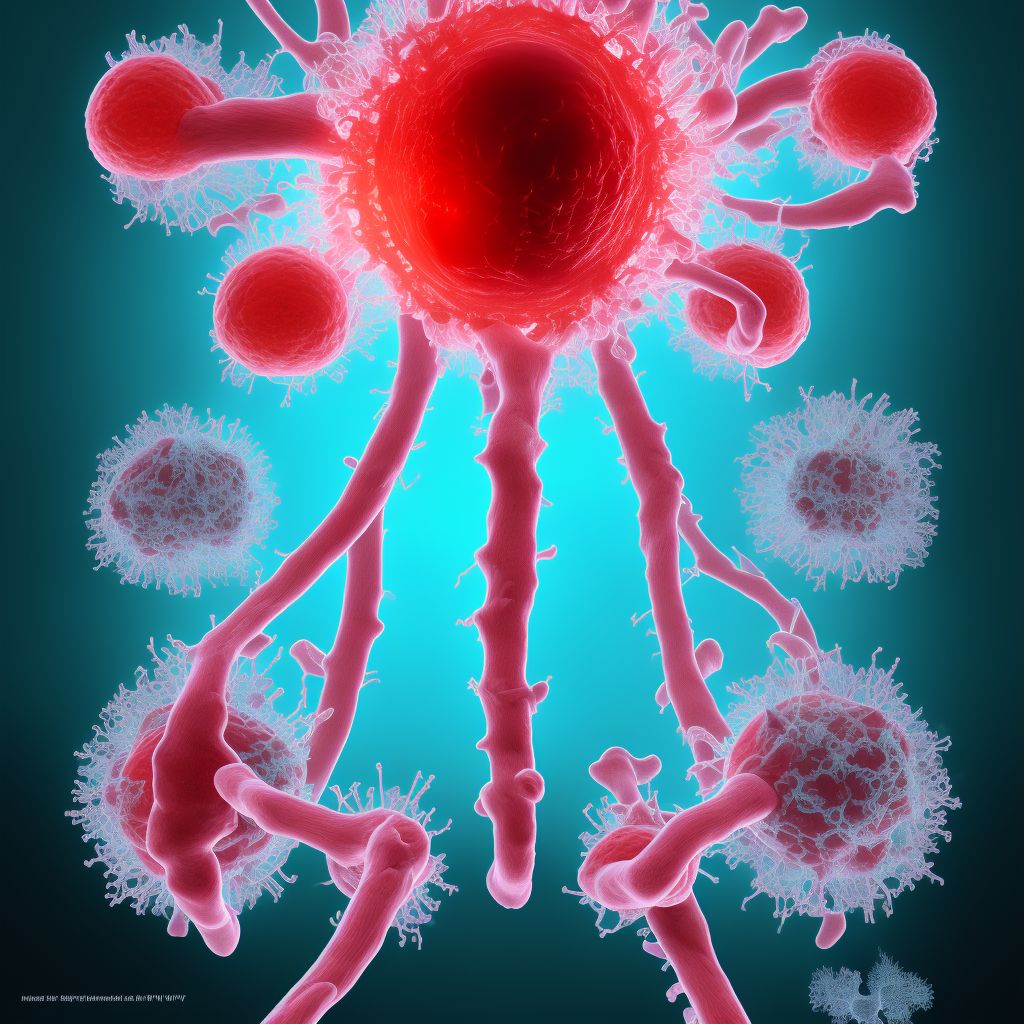 Other specified injury of other blood vessels at hip and thigh level, unspecified leg, subsequent encounter digital illustration