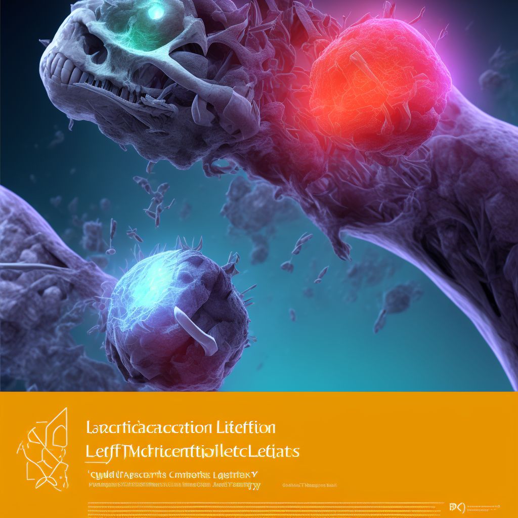 Laceration of left quadriceps muscle, fascia and tendon, initial encounter digital illustration