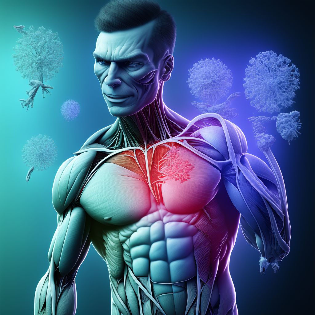 Strain of adductor muscle, fascia and tendon of right thigh, initial encounter digital illustration