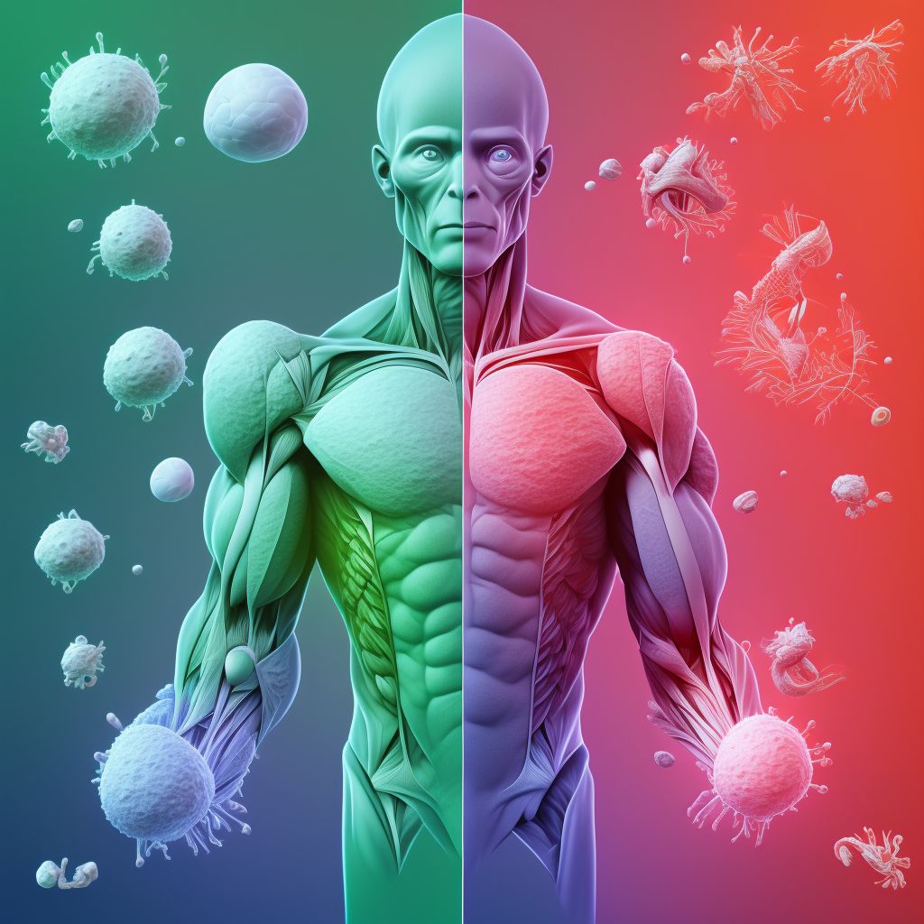 Other injury of adductor muscle, fascia and tendon of right thigh, sequela digital illustration