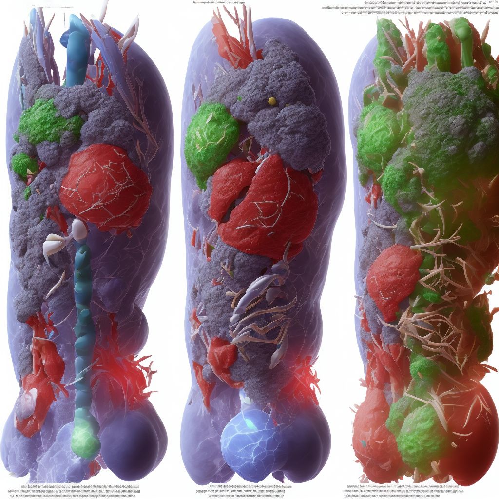 Unspecified injury of other specified muscles, fascia and tendons at thigh level, right thigh, initial encounter digital illustration