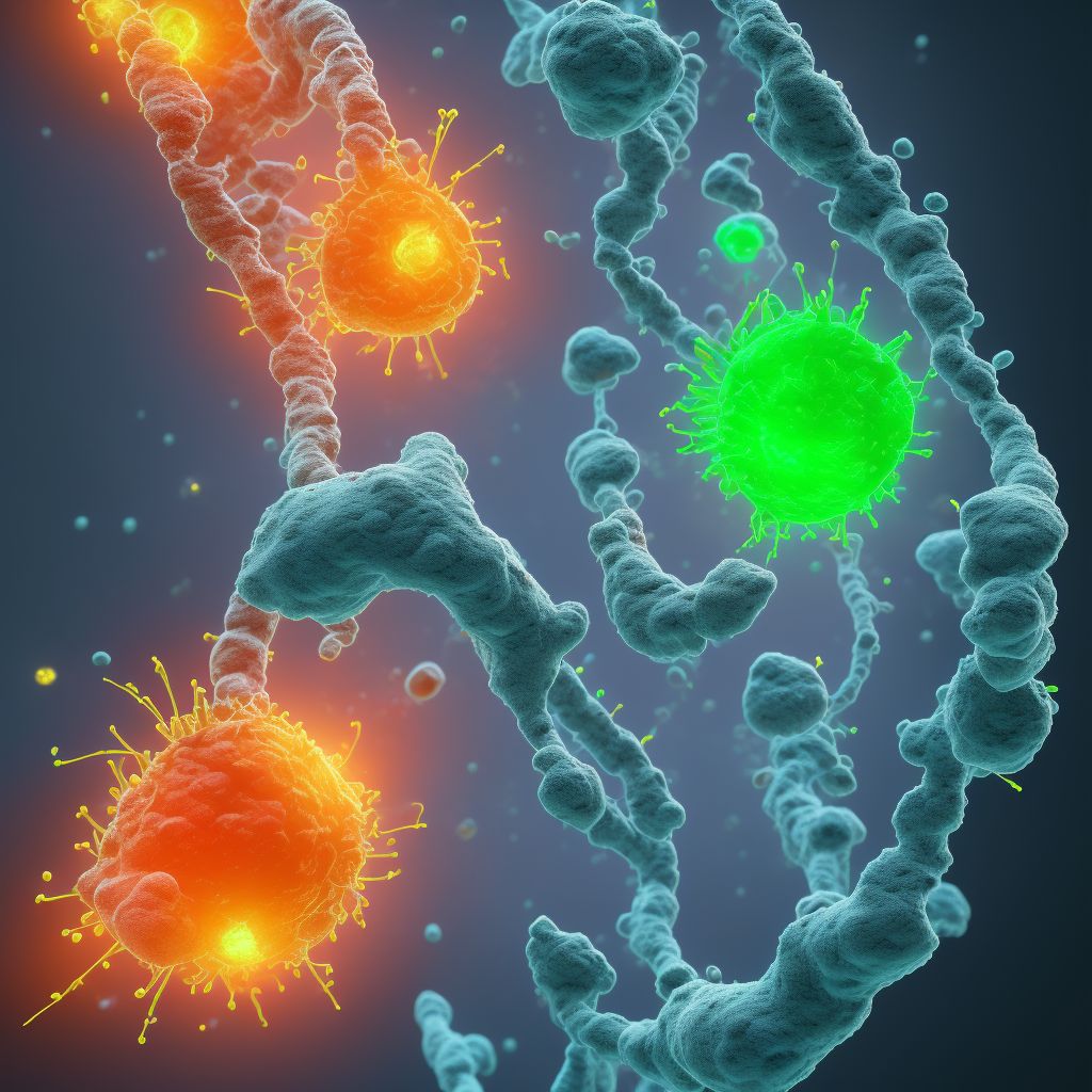 Blister (nonthermal), left lower leg, initial encounter digital illustration