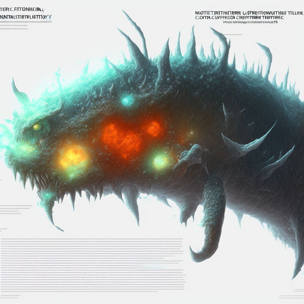 Blister (nonthermal), left lower leg, subsequent encounter digital illustration