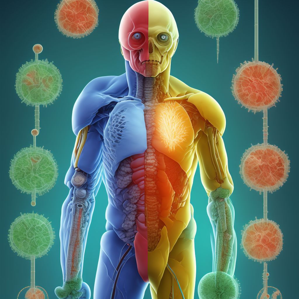 Puncture wound without foreign body, left lower leg, initial encounter digital illustration