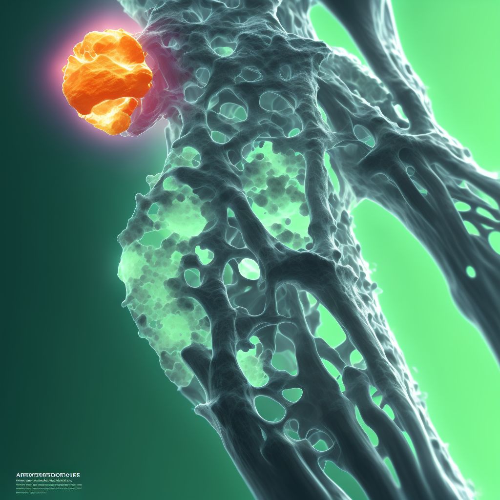 Nondisplaced osteochondral fracture of right patella, subsequent encounter for closed fracture with routine healing digital illustration